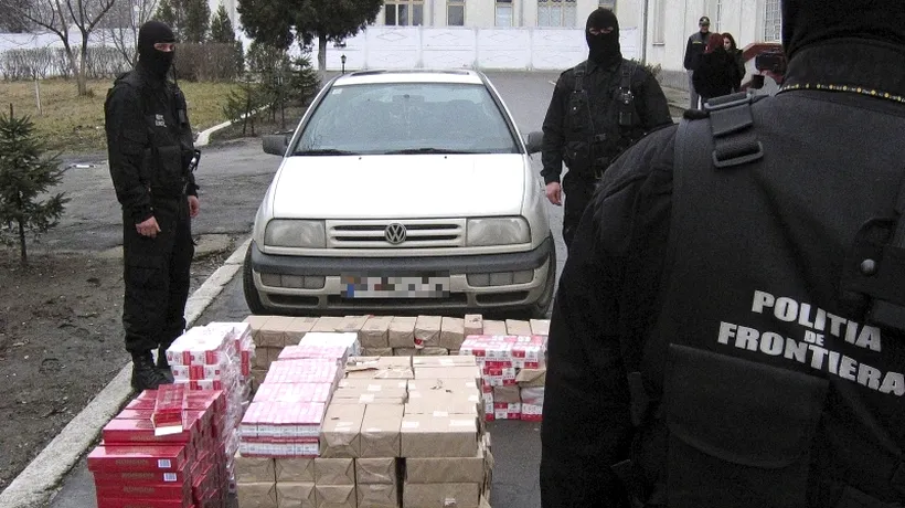 Polițiștii suceveni au tras 16 focuri de armă ca să prindă contrabandiști de țigări. Aceștia au scăpat, dar marfa a fost confiscată