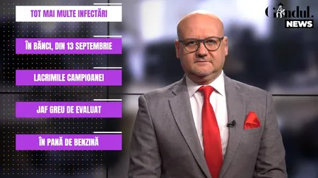 GÂNDUL NEWS. Crește numărul de infectări cu noul coronavirus, după ce tot mai mulți români renunță la masca de protecție (VIDEO)