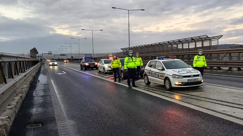 TRAFIC. Circulație blocată pe Autostrada Soarelui, după ce un muncitor a fost lovit de un utilaj