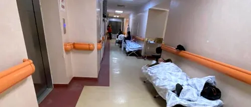 Spitalul „Matei Balș” din Capitală, copleșit de Covid! Pacienții sunt tratați pe holuri, pentru că nu mai au loc în saloane (FOTO & VIDEO)