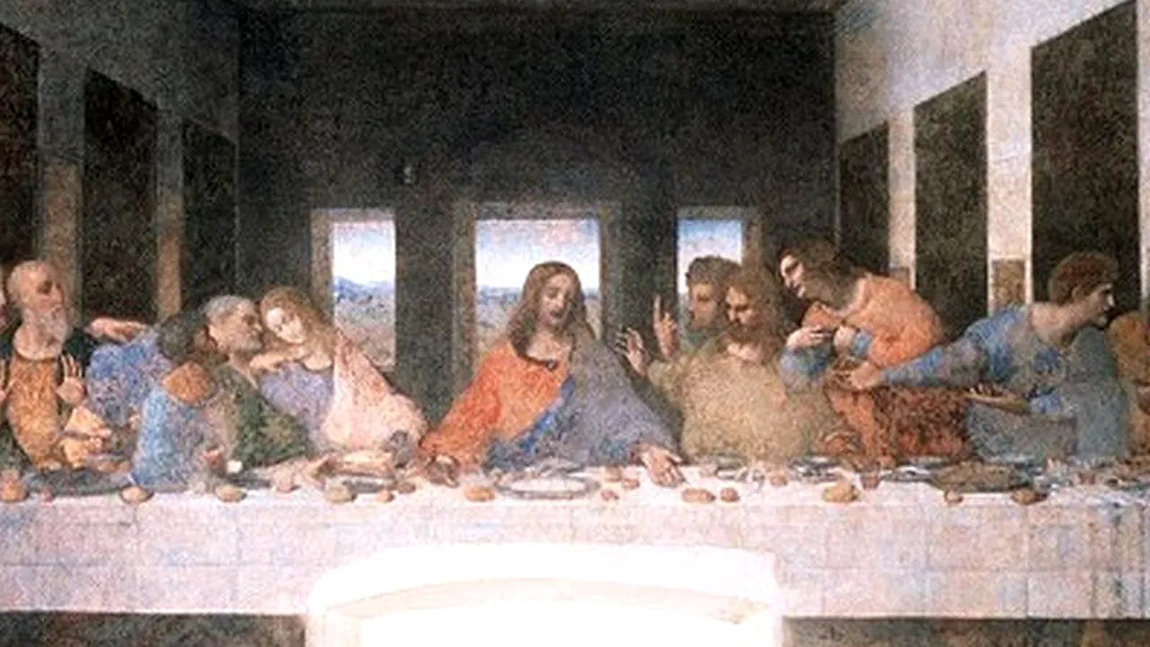 Ce mâncau de fapt Iisus și apostolii la Cina cea de Taină. Indiciile ascunse din pictura lui Da Vinci