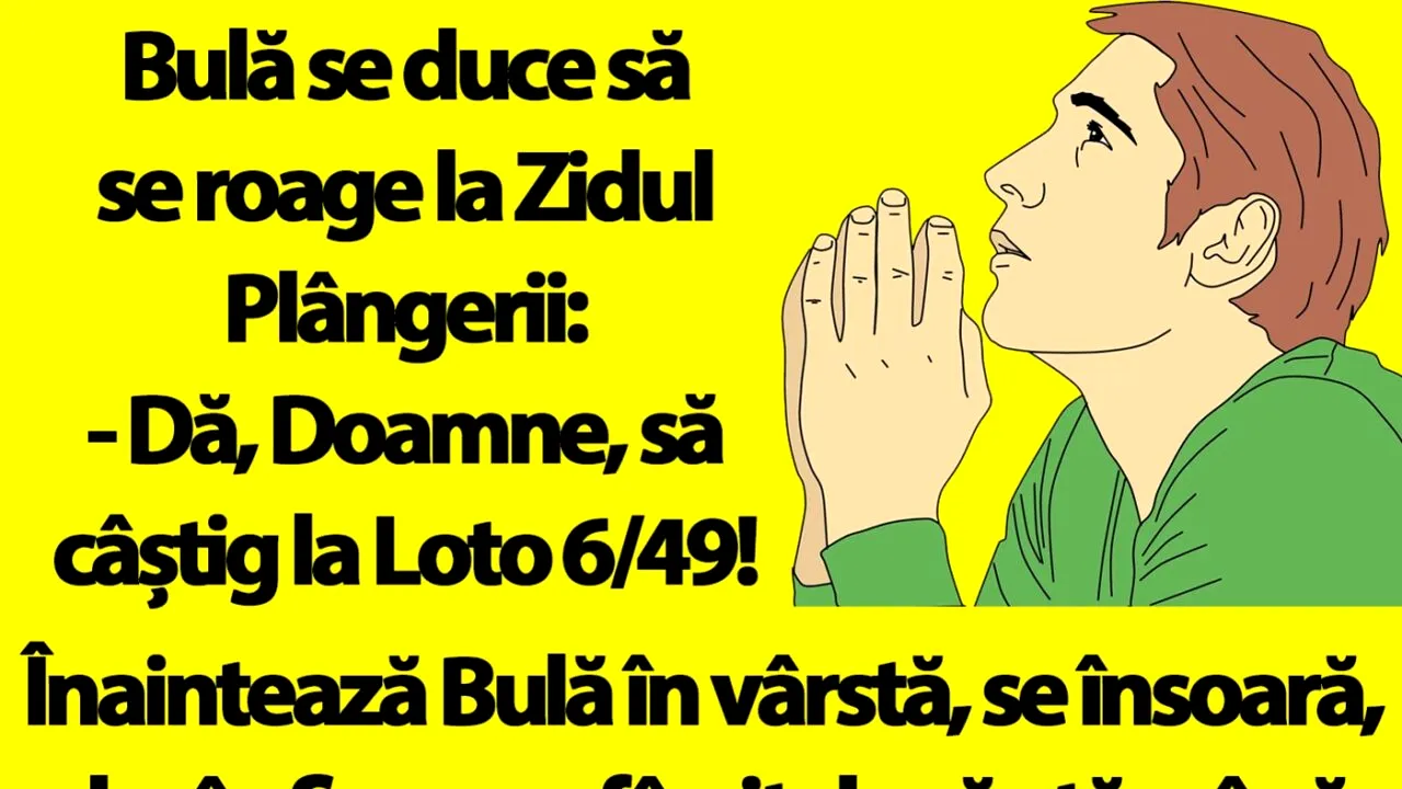 BANC | Bulă se roagă la Zidul Plângerii: 