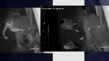 IMAGINI ȘOCANTE. Filmul crimei din Târgoviște. Lovitura fatală și ultimele clipe de agonie ale victimei