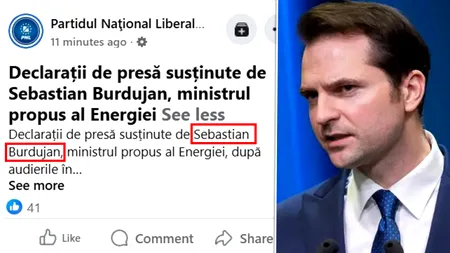 PNL i-a greșit numele propriului ministru propus, Sebastian Burduja. Cum l-au „botezat” liberalii