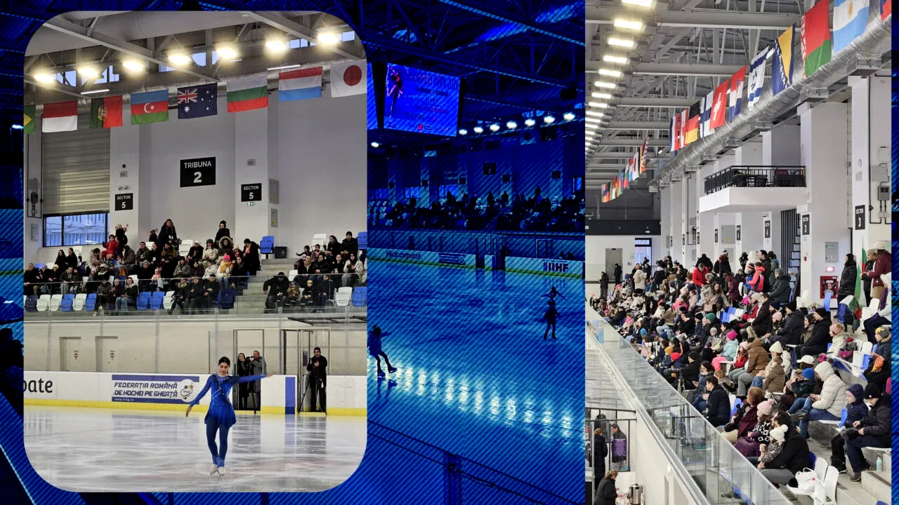 Competiția internațională de patinaj artistic „Bucharest Open” a început la Berceni Arena. Daniel Băluță a transmis programul oficial al evenimentului