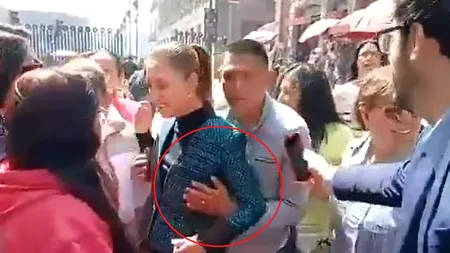 Președinta Mexicului, Claudia Sheinbaum, a fost victima hărțuirii sexuale. Momentul în care un bărbat încearcă să o atingă în plină stradă, viral