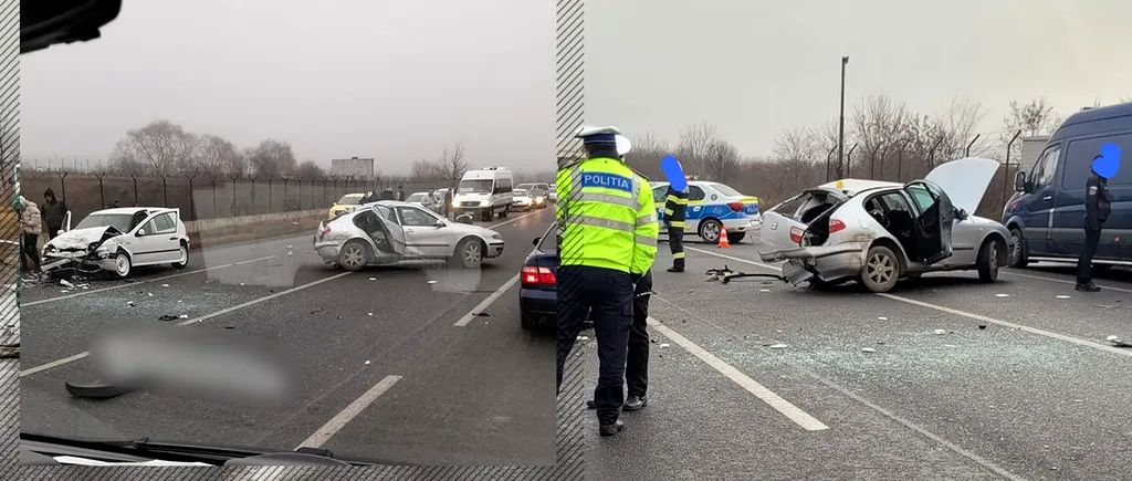 Accident grav în apropiere de București, în localitatea Șindrilița: Un om a murit și alte trei persoane au fost rănite - FOTO