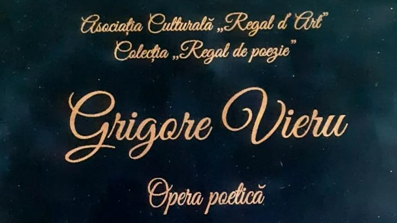Eveniment editorial. Grigore Vieru, opera poetică - ”Duminica sărutului”