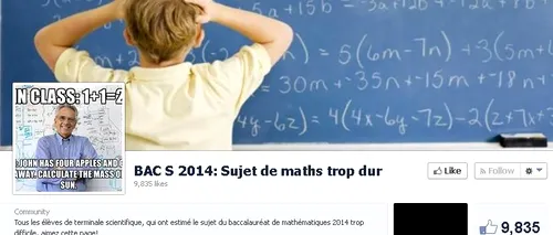 Peste 40.000 de elevi francezi cer într-o petiție plină de greșeli de ortografie oprirea carnagiului, după ce au dat BAC-ul la matematică