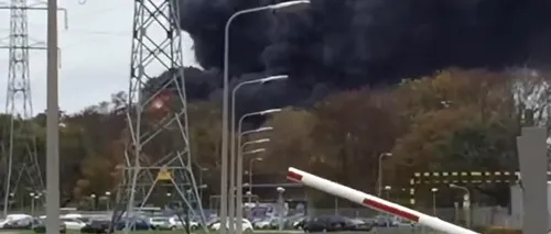 O zonă industrială din Olanda a fost zguduită de o explozie puternică