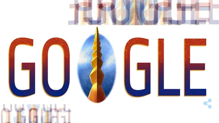 Google sărbătorește Ziua Națională a României printr-un logo în care apare 
