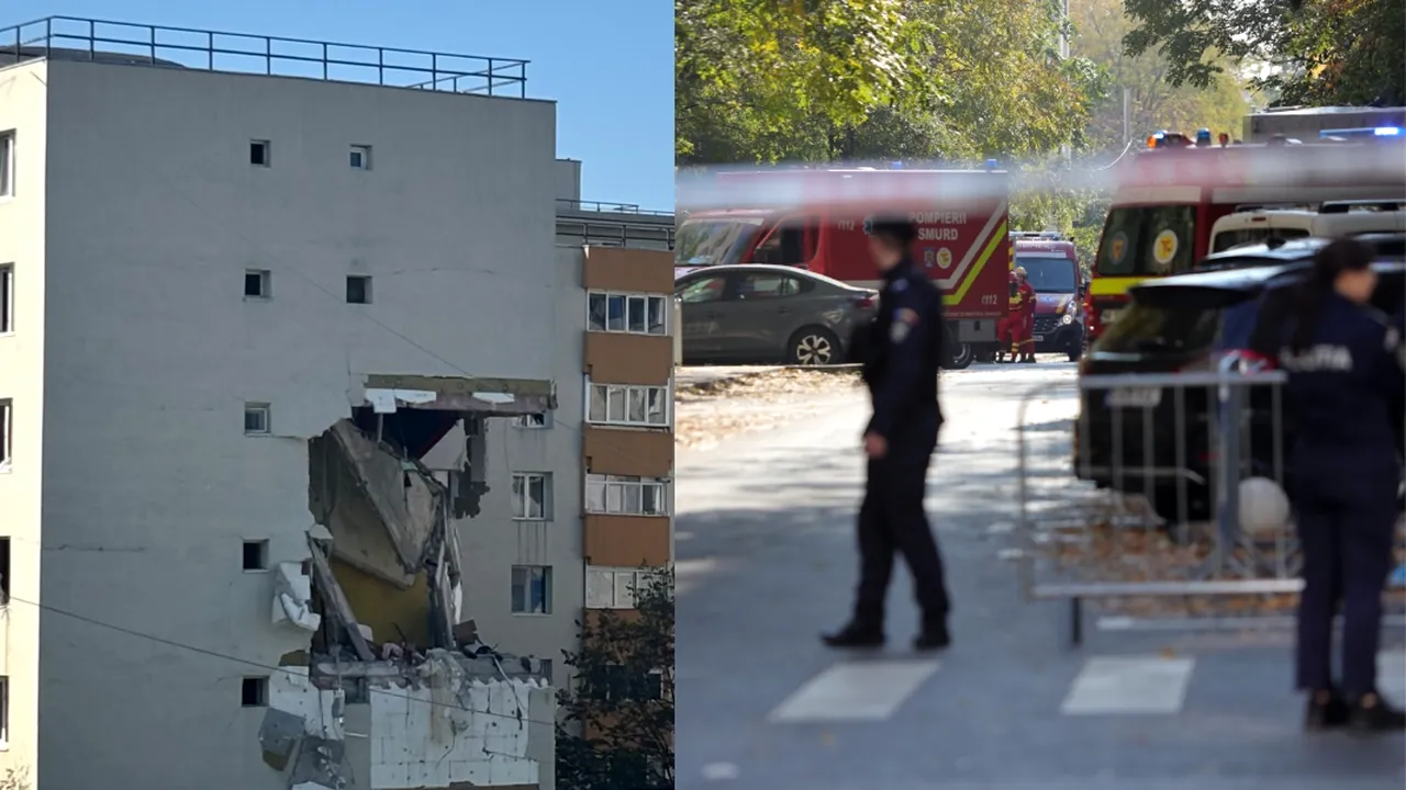 Trei PERSOANE reținute în cazul exploziei din Rahova. Un angajat de la Distrigaz și doi de la firma 