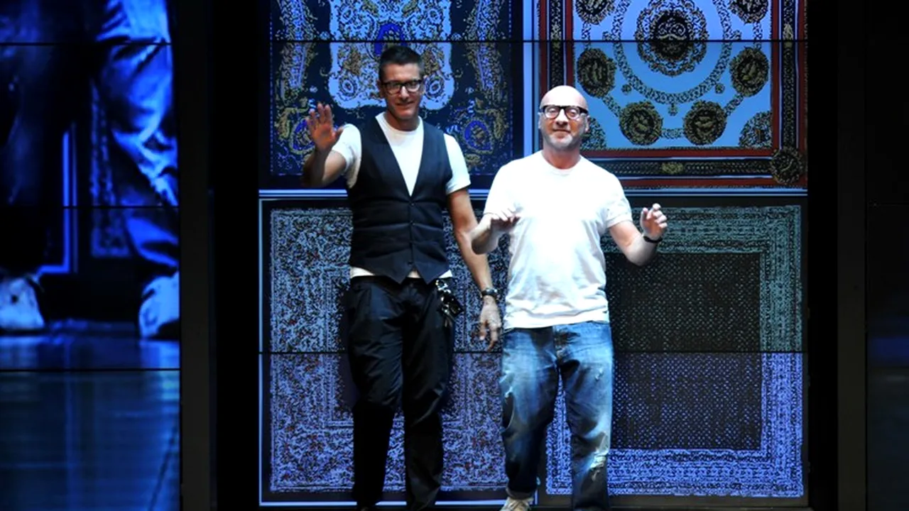 Stiliștii casei Dolce & Gabbana, amendați cu 343 de milioane de euro pentru evaziune fiscală