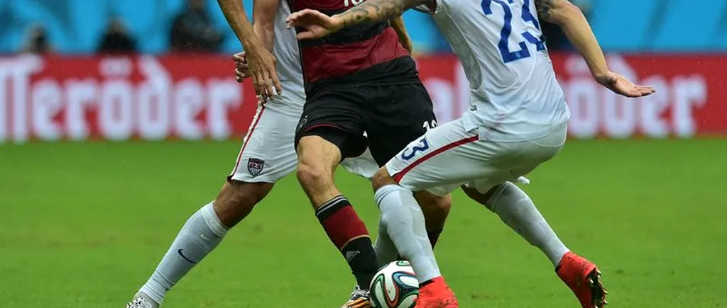 REZULTATE CUPA MONDIALĂ 2014. Muller, jucătorul meciului SUA - Germania 0-1. Atacantul  german i-a egalat pe Messi și Neymar în clasamentul golgeterilor 