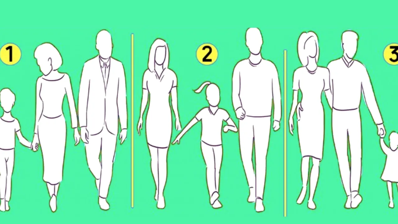 TEST de logică: Care este cea mai prietenoasă familie? Privește imaginile, cu atenție, pentru a afla răspunsul corect!
