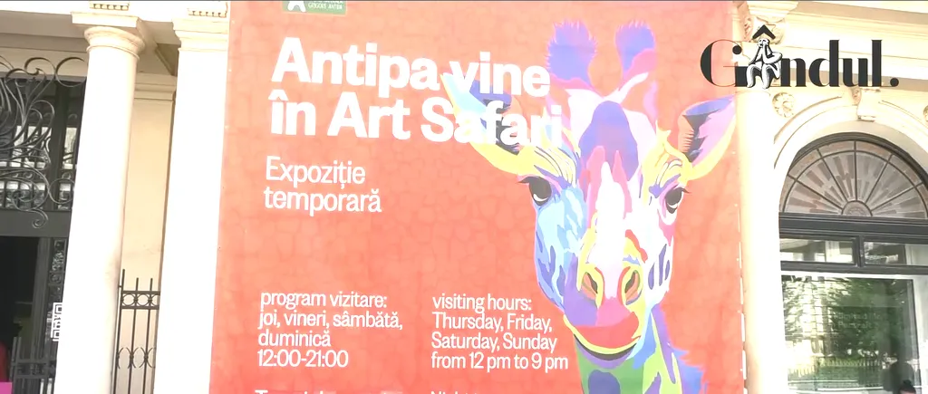 VIDEO | Când arta întâlnește istoria naturală ies două expoziții de interes. ART Safari și „Antipa”, schimb de exponate