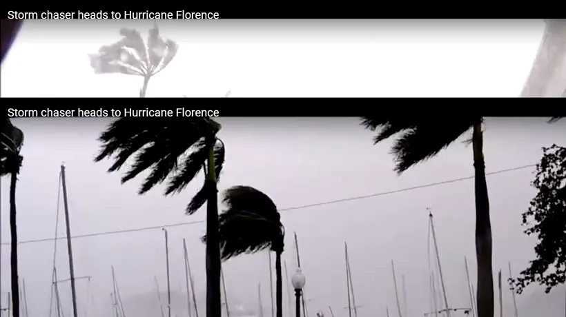 Un VÂNĂTOR DE URAGANE va transmite LIVE din centrul uraganului FLORENCE. Peste 1,7 milioane de americani, EVACUAȚI din calea urgiei
