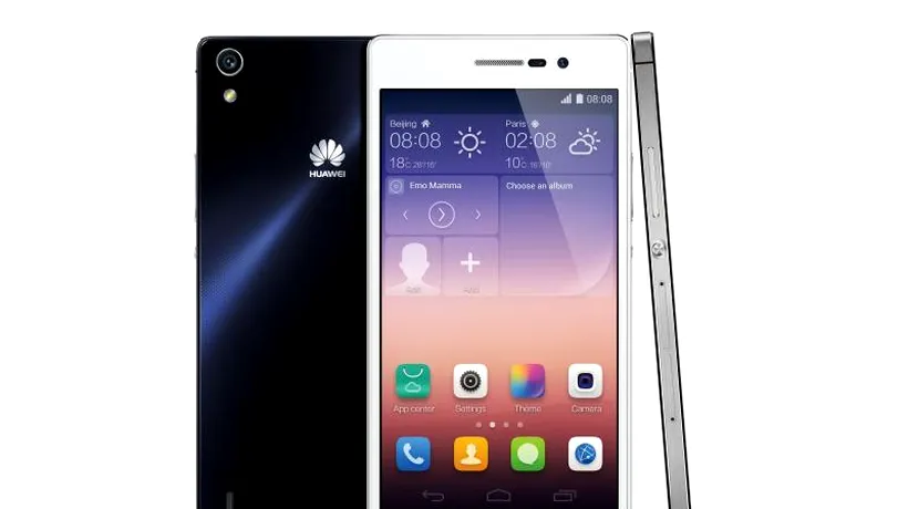 Huawei a lansat noul său smartphone vârf de gamă, Ascend P7