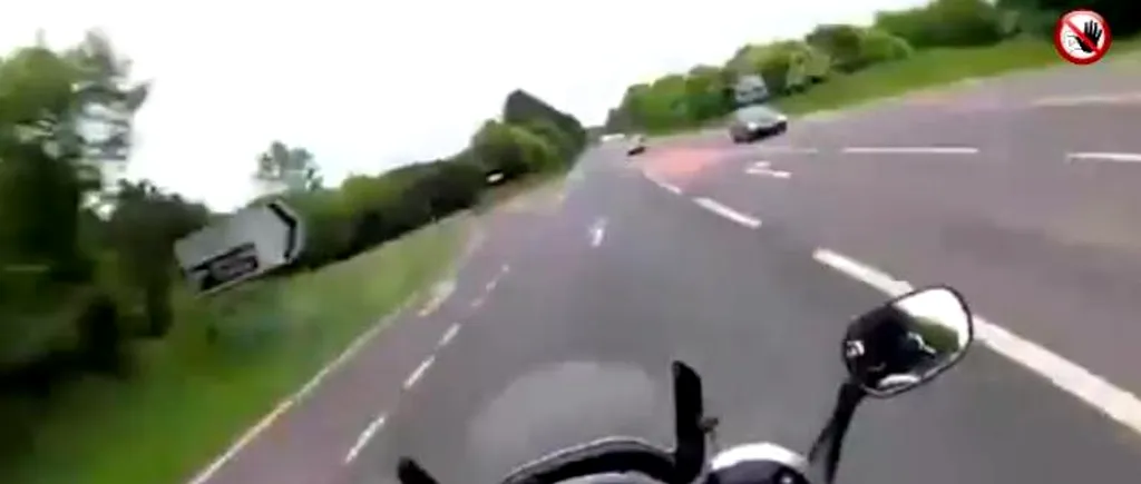 Un motociclist britanic și-a filmat ultimele clipe din viață. Filmul a fost dat publicității de familia sa. ATENȚIE, IMAGINI DURE!