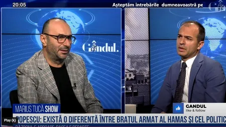 POLL Marius Tucă Show: „Care este principalul motiv al amânării invaziei terestre a Israelului în Gaza?”