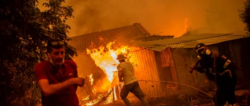 Imaginile de coșmar din Grecia, la 12 zile de la izbucnirea incendiilor devastatoare. GALERIE FOTO