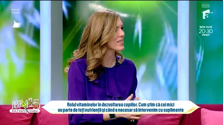 VIDEO | Care sunt sursele naturale de vitamine pentru copii și când este necesar să intervenim cu suplimente