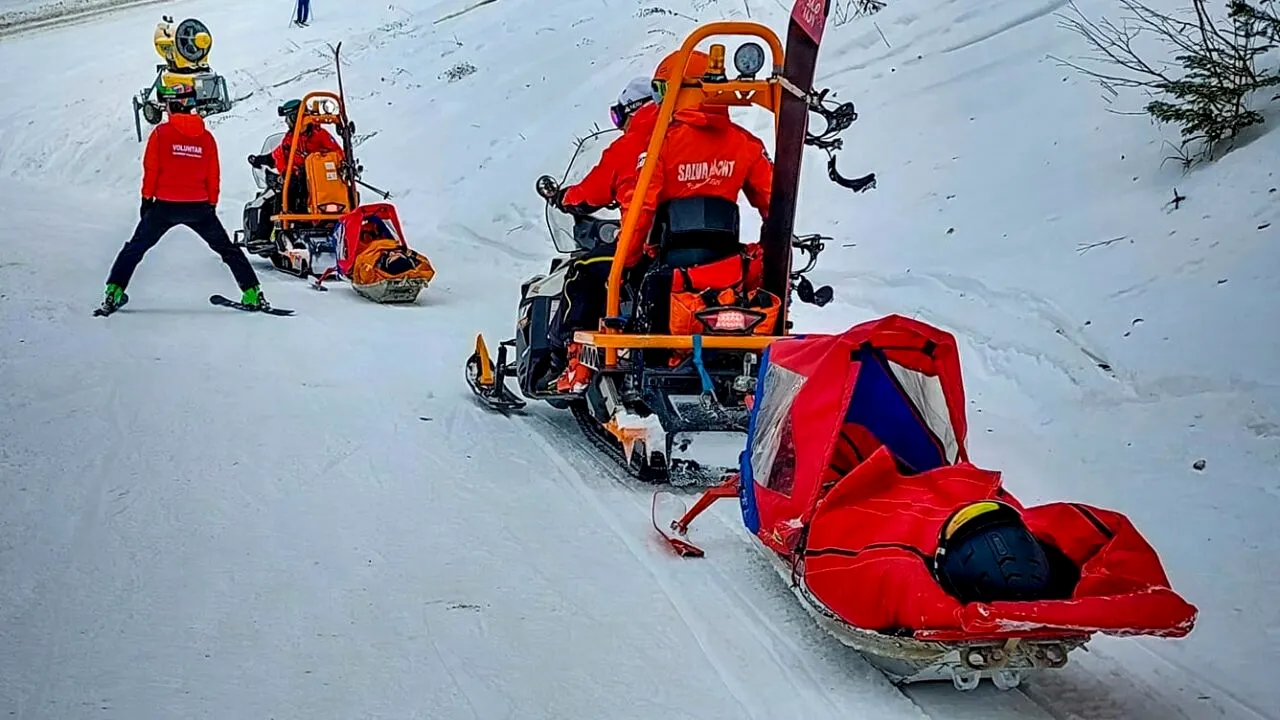 Prima zi din noul sezon de schi din Poiana Brașov a adus și primele incidente. Cum arată prognoza meteo la munte