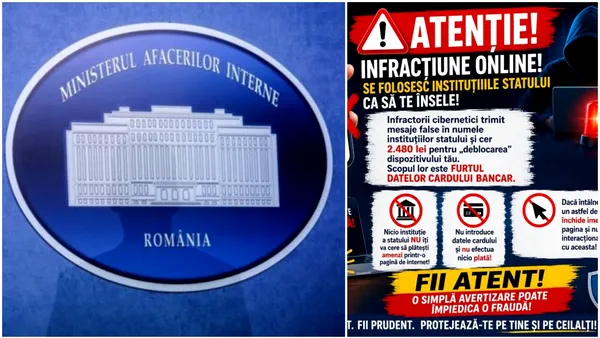 Ministerul Afacerilor Interne avertizează cetățenii cu privire la o nouă tentativă de fraudă. Metoda prin care hackerii îți pot fura banii