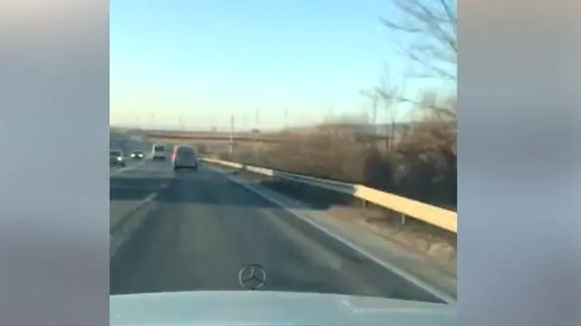 Șofer filmat în timp ce mergea pe contrasens, în Brașov - VIDEO