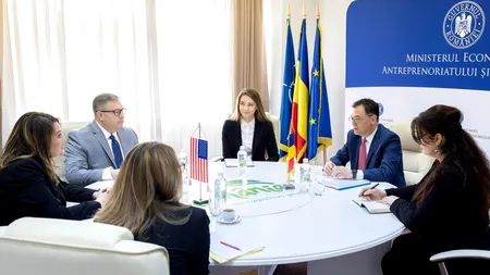 Radu Oprea, întâlnire cu delegaţia Departamentului pentru Comerţ al Statelor Unite: România poate deveni un HUB investiţional pentru SUA