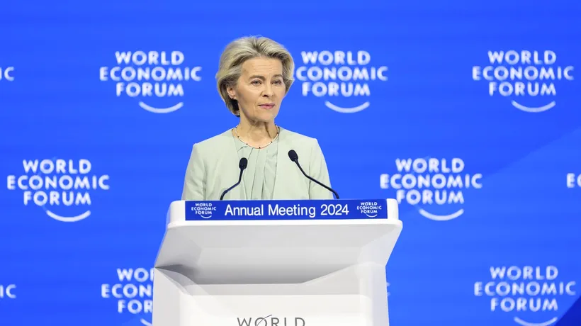 Ursula von der Leyen cere, la Davos, menținerea solidarității la nivelul UE /”Ne confruntăm cu cele mai mari riscuri asupra ordinii globale”