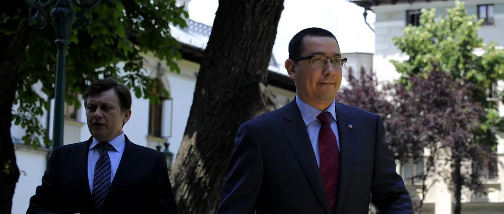 Antonescu și Ponta, întâmpinați la Târgoviște de simpatizanți PDL cu pancarte Interzis USL. Ponta: Dacă sunt nereguli cu mitingul, inițiatorii vor fi amendați; dacă nu, îi felicit