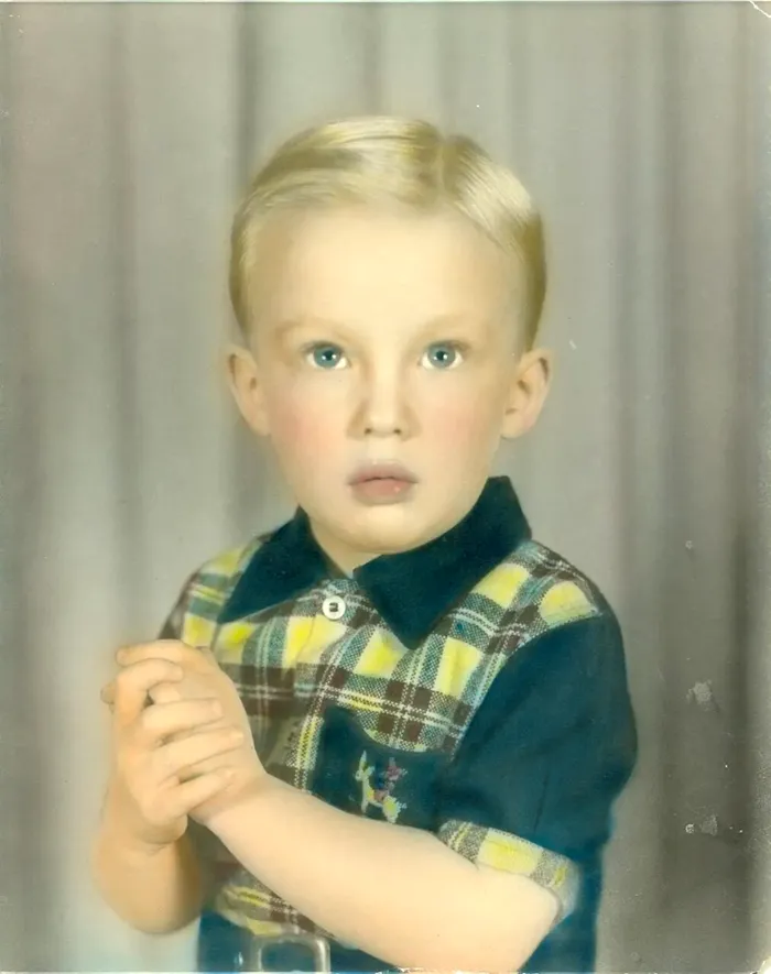 Donald Trump, în copilărie (albumul foto personal al familiei Trump) 