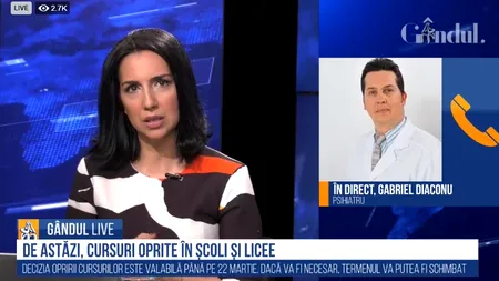 Gândul LIVE. Gabriel Diaconu, psihiatru, despre cazul de la Sângeorz-Băi: „Astfel de comportamente se petrec de multe ori cu complicitatea comunității. Oamenii zic că nu este problema lor”