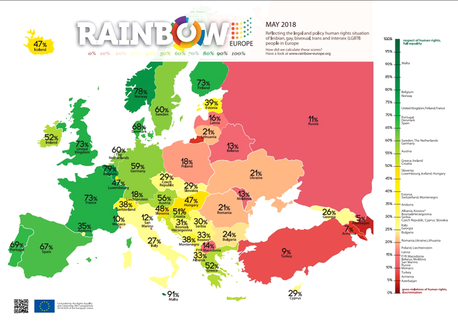 Rainbow Europe 2018