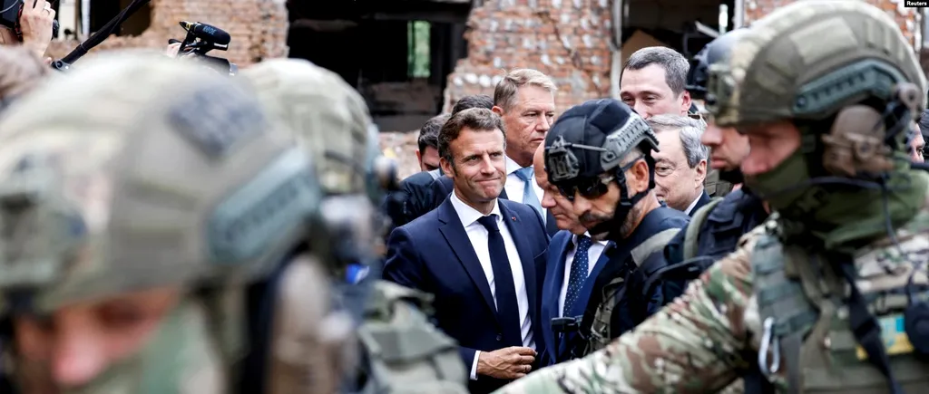 EXCLUSIV | Întâlnire istorică Macron à la Zelenski. Nucleul dur al UE se află la Kiev. Fost ministru de Externe: În condițiile în care nu există dialog, nu vorbesc decât armele. Este o ofertă făcută Federației Ruse