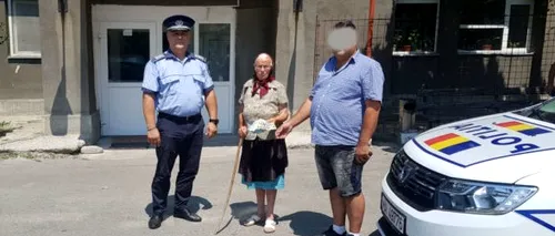 O bătrână de 83 de ani a mers la poliție după ce a găsit o sumă importantă de bani pe stradă
