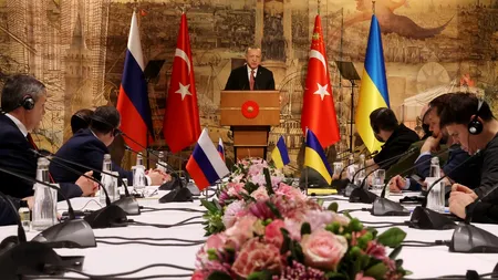 UPDATE | Negocierile dintre Rusia și Ucraina s-au încheiat. La discuții a participat și Roman Abramovici. Erdogan: Pacea nu va avea un învins - FOTO