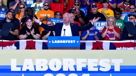 Accident auto cu mai multe vehicule din coloana lui Tim Walz, în Milwaukee