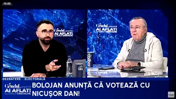 Ion Cristoiu: „Bolojan l-a susținut pe Nicușor Dan dinaintea primului tur”