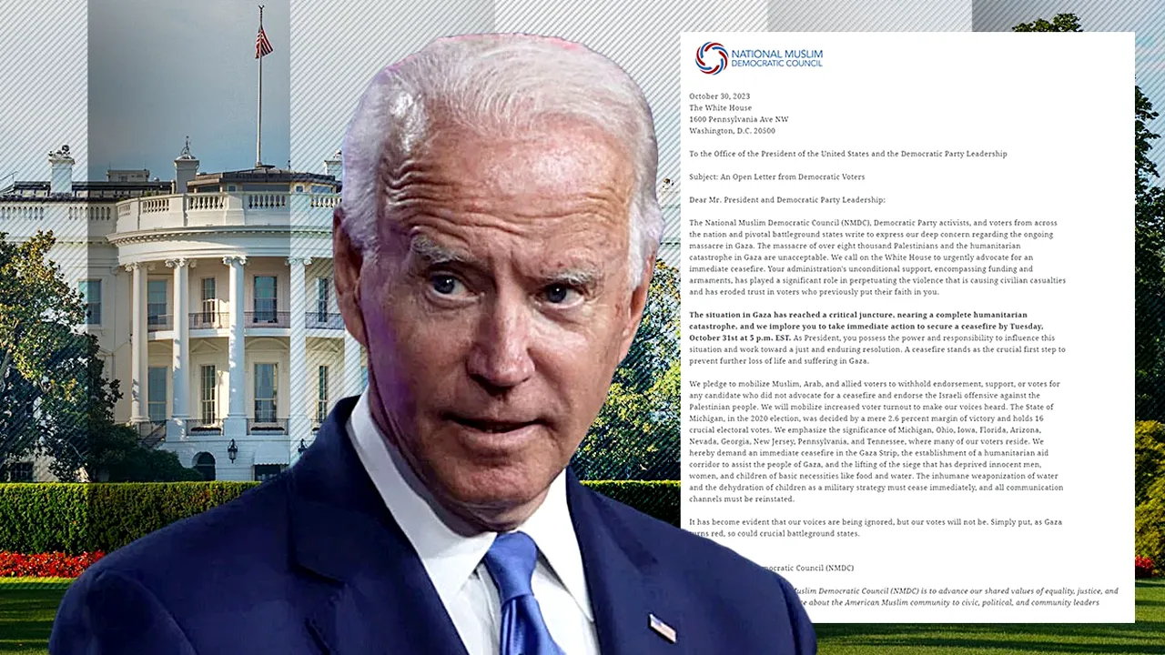 Mesajul musulmanilor din Partidul Democrat pentru Joe Biden: Fără încetarea focului în Gaza, fără voturi în 2024