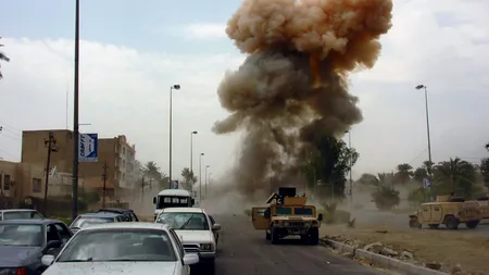 Americanii, ținte vii în Irak! Tir de rachete asupra sediului din Bagdad al companiei Sallyport! (VIDEO)