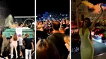 Imagini incredibile din Ucraina. „Baie” cu șampanie, mașini scumpe și un camion transformat în piscină. Cum a petrecut Harkovul de Ziua Orașului