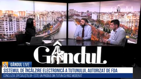 Dragoș Bucurenci, director de comunicare Philip Morris România, la GÂNDUL LIVE, despre IQOS: „Este o soluție pragmatică la o problemă de sănătate la nivel global” - VIDEO