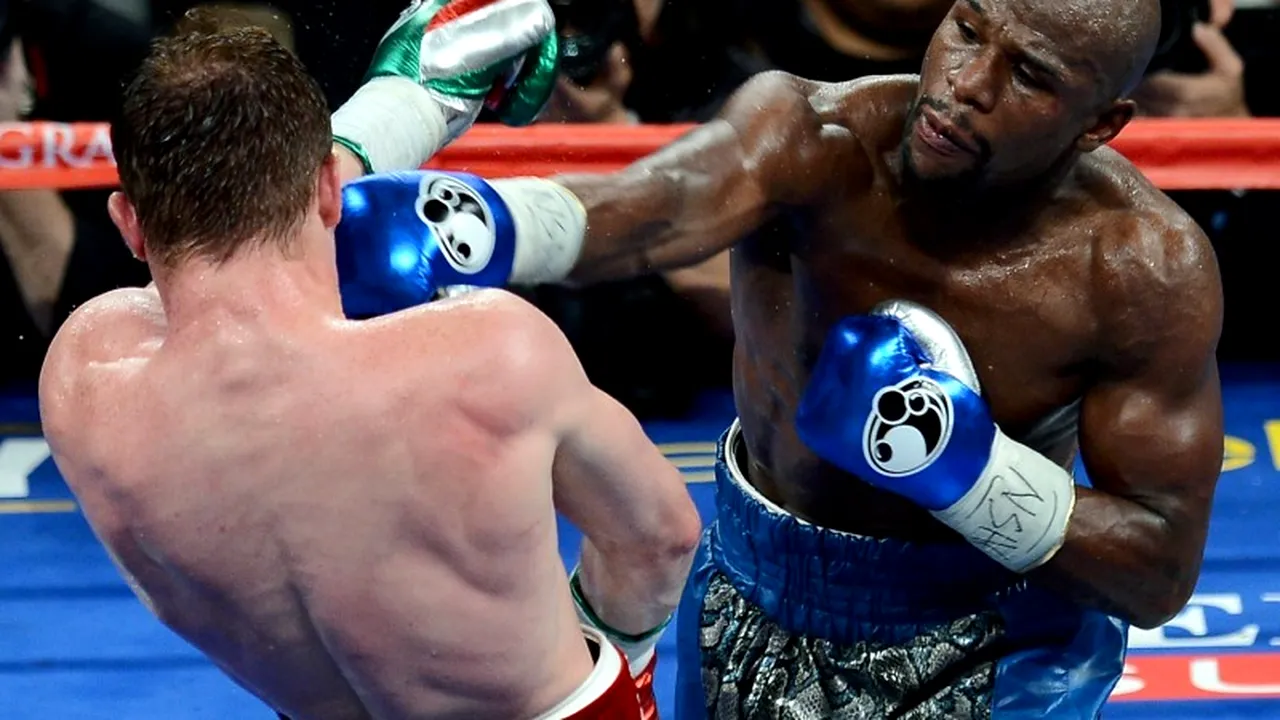 Mayweather l-a învins pe Saul 