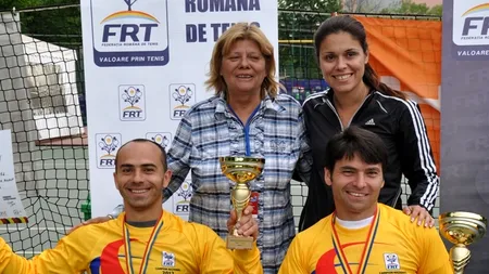 Primii câștigători la Campionatul Național de tenis în scaun rulant
