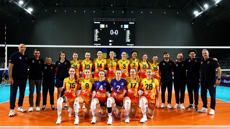 Victorie în 57 de minute pentru VOLEIBALISTE. România continuă drumul spre Europene