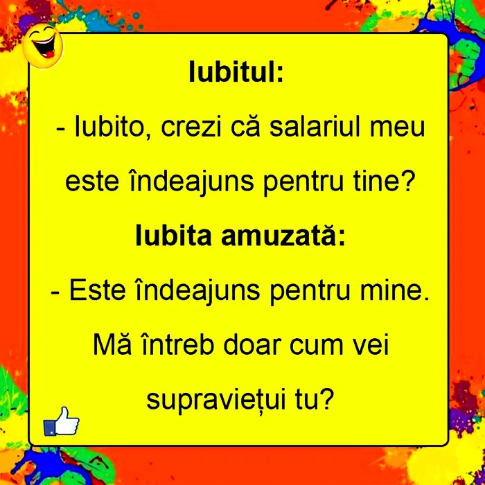 BANCUL ZILEI | „Iubito, salariul meu este îndeajuns pentru tine?”