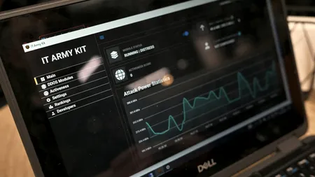 Pentru a doua zi la rând, hackerii ucraineni au lovit sistemele informatice ale instituțiilor din Rusia