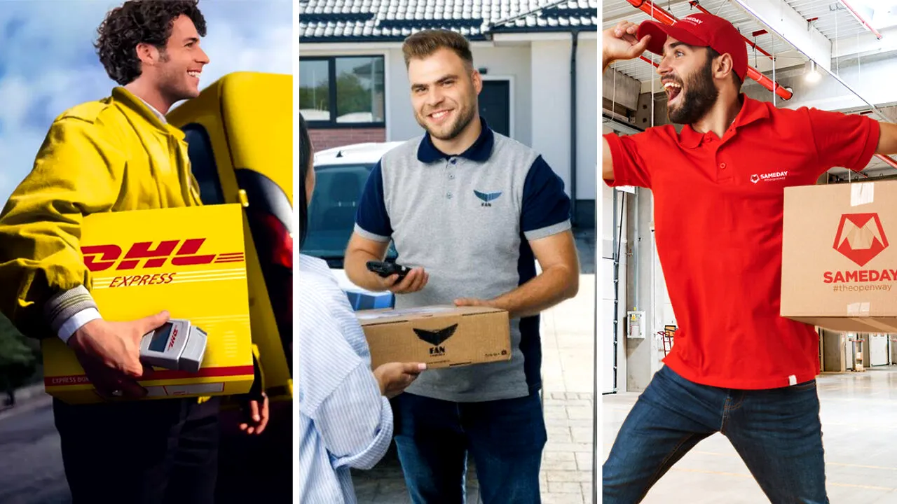Ce salarii au curierii Sameday, Fan Courier, DHL și GLS România. Cine câștigă mai bine în 2026